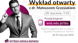 Tydzień Bezpłatnych Szkoleń w Wyższej Szkole Biznesu w Dąbrowie Górniczej