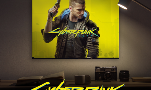 Metalowe plakaty z Cyberpunk 2077 hitem w Stanach Zjednoczonych?