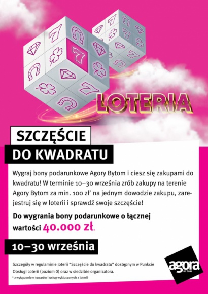 „Szczęście do kwadratu”: łączna pula nagród to aż 40 tysięcy złotych